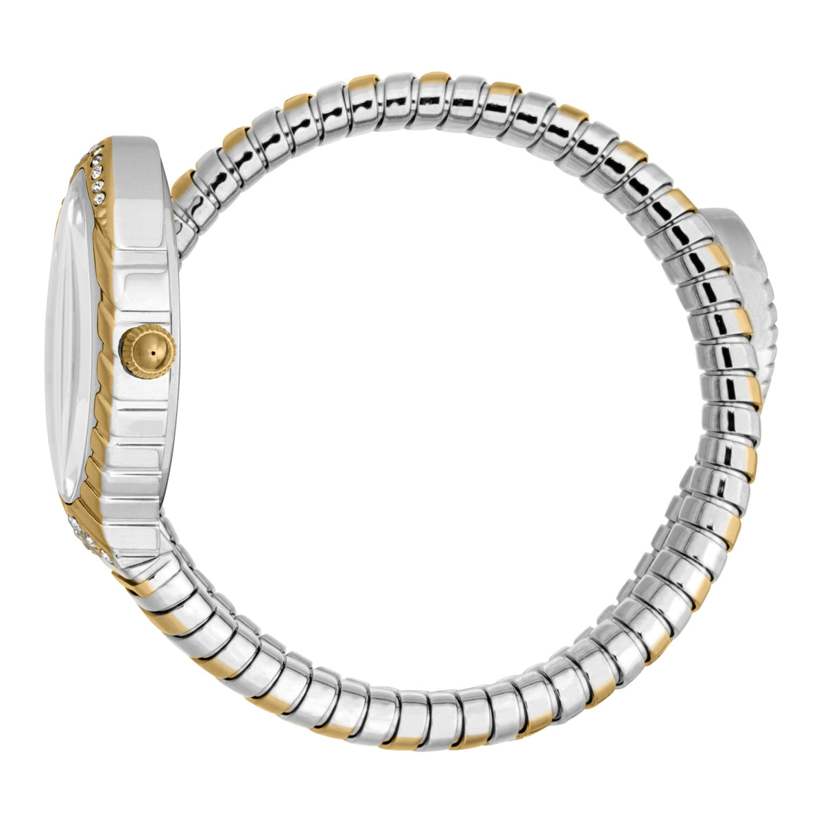 JUST CAVALLI Unica Snake Two Tone Analog Women Watch - JC1L322M0055