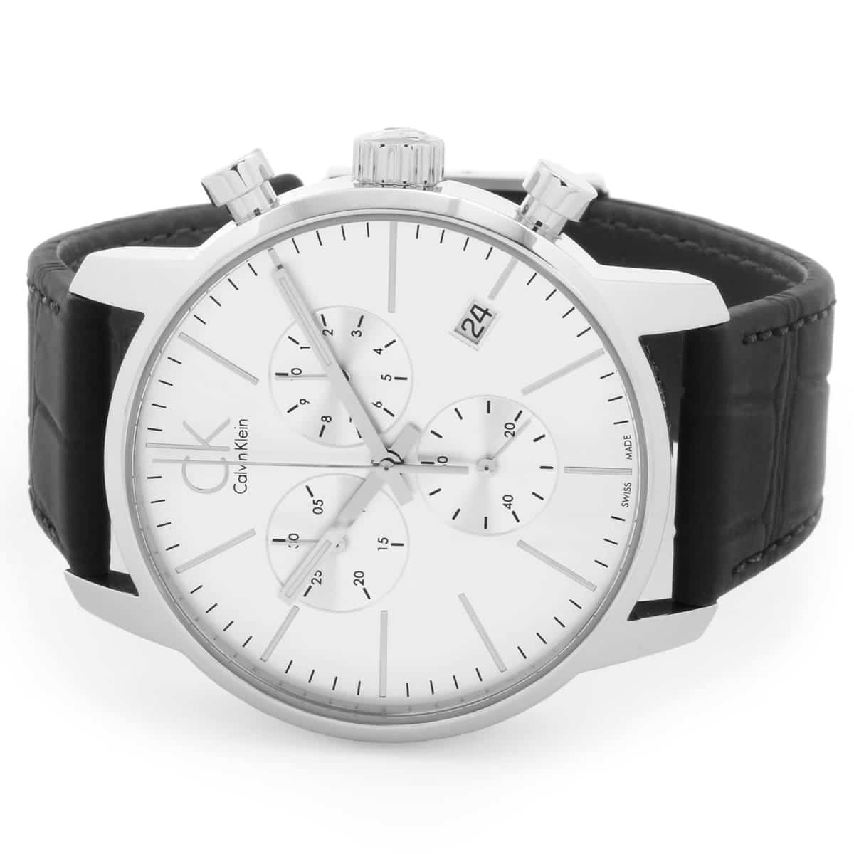 Calvin Klein City Quartz Silver Dial Men's Watch K2G271C6