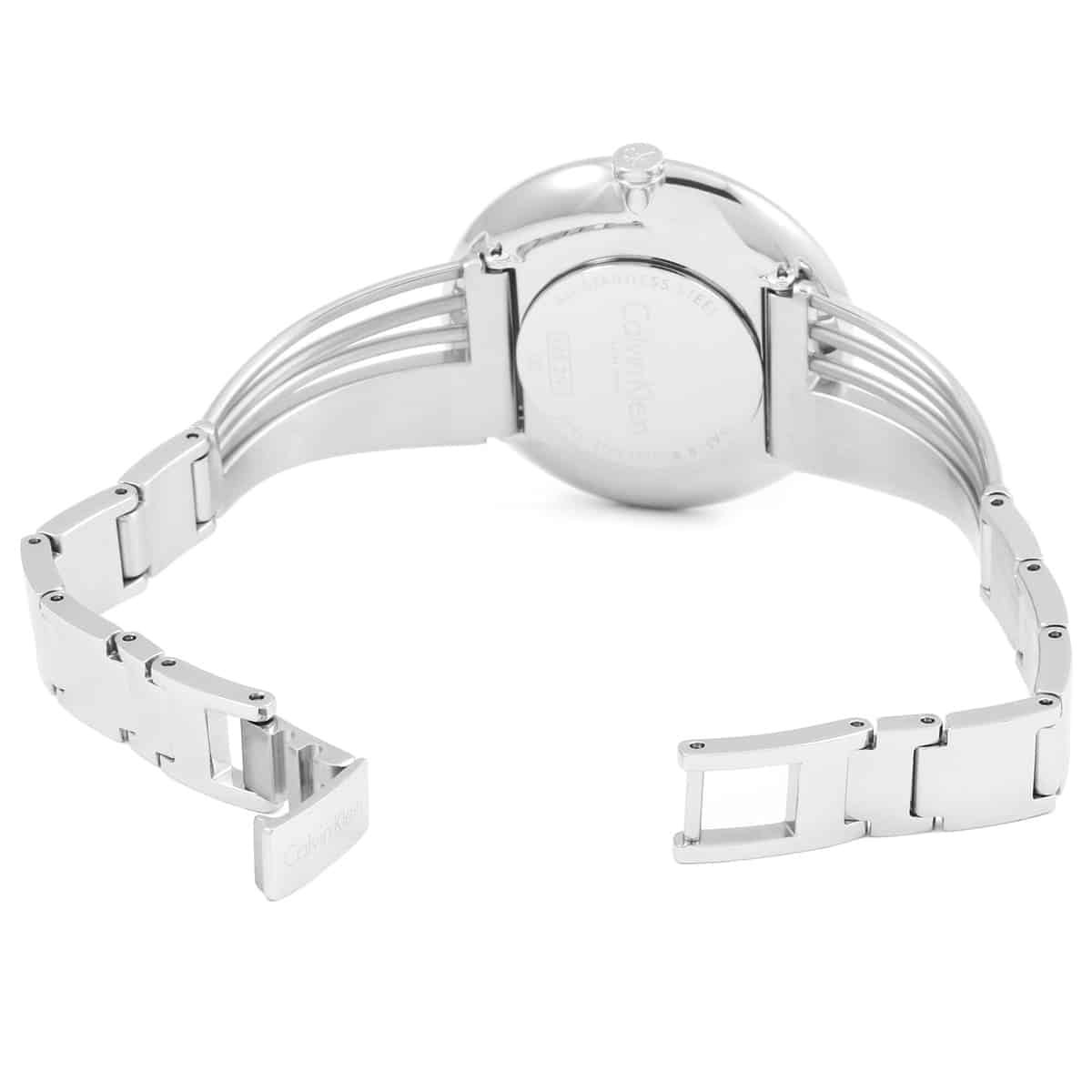 Calvin Klein Cheers Quartz Silver Dial Ladies Watch K6S2N116