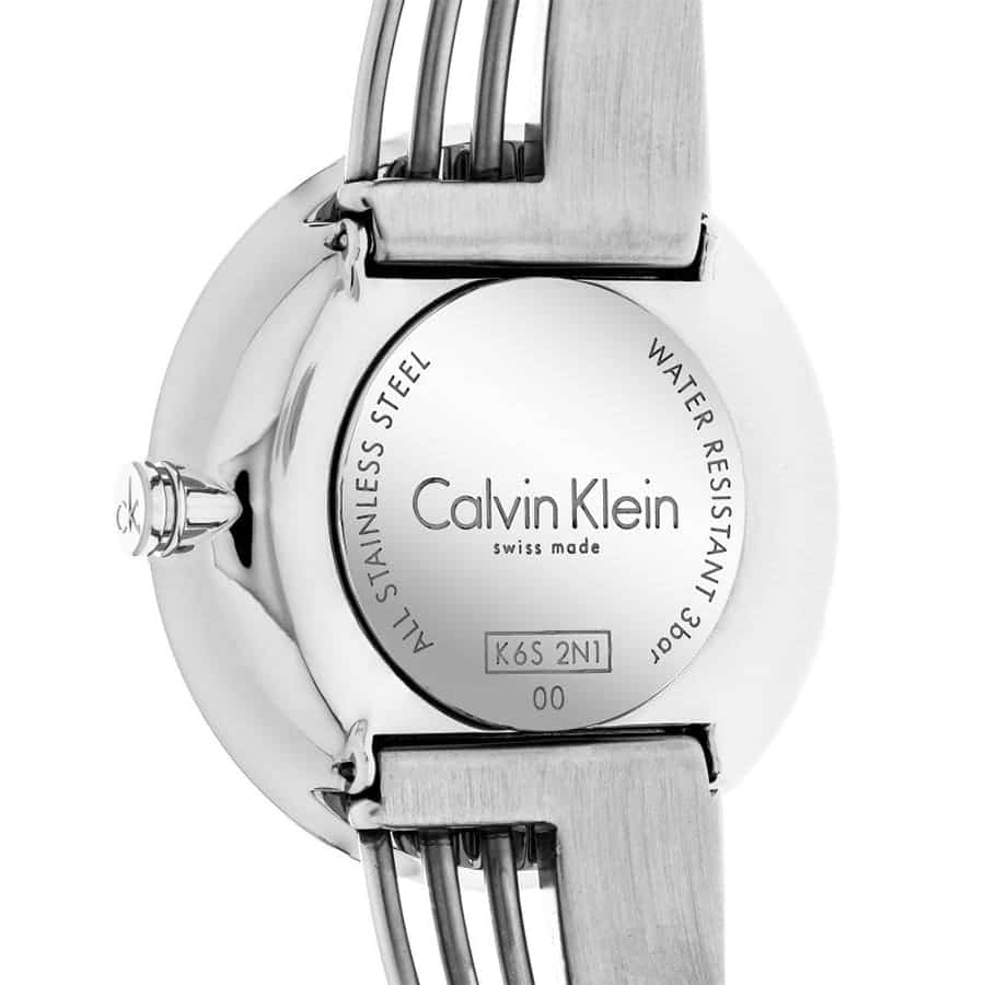 Calvin Klein Cheers Quartz Silver Dial Ladies Watch K6S2N116