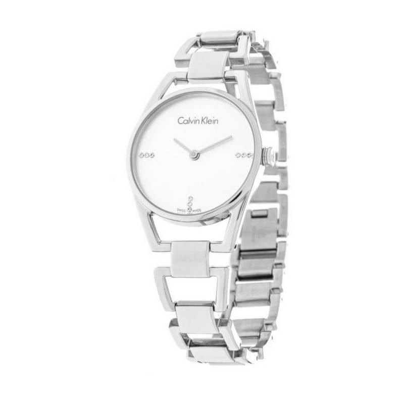 Calvin Klein Dainty Diamonds Silver Dial Ladies Watch K7L2314T