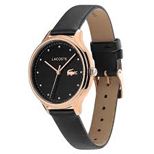 Lacoste Quartz with Silicone Strap Black Dial Men's Watch - 2001086