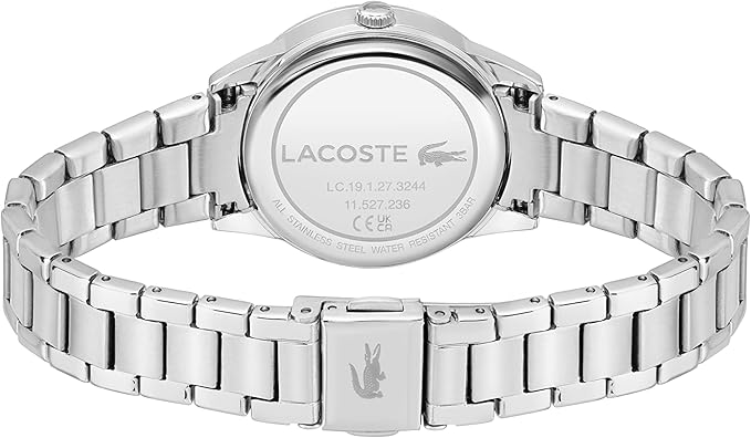 Lacoste Stainless Steel Grey Mother of Pearl Dial Women's Watch - 2001214