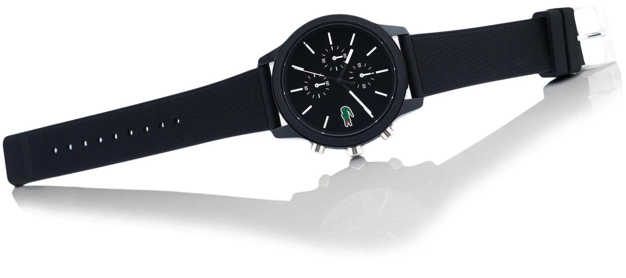 Lacoste Chronograph with Black Silicone Strap Men's Watch - 2010972