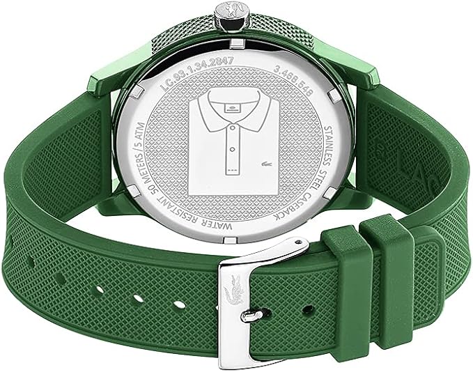 Lacoste 43mm Rubber Round Analog Men's Watch - 2010985