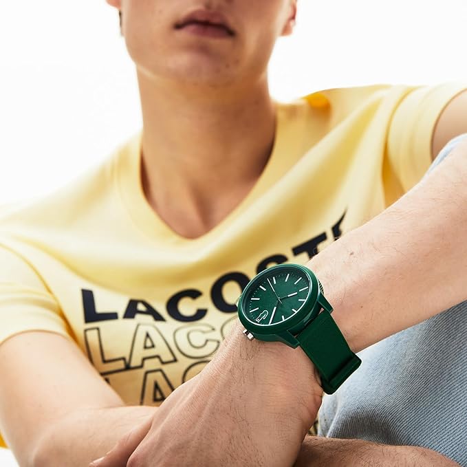 Lacoste 43mm Rubber Round Analog Men's Watch - 2010985