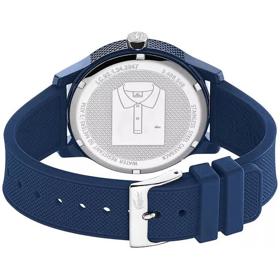 LACOSTE Quartz Blue Silicone Strap Men's Watch - 2010987