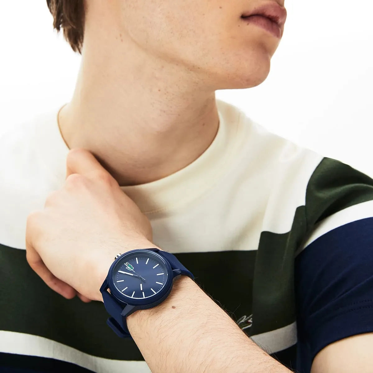 LACOSTE Quartz Blue Silicone Strap Men's Watch - 2010987