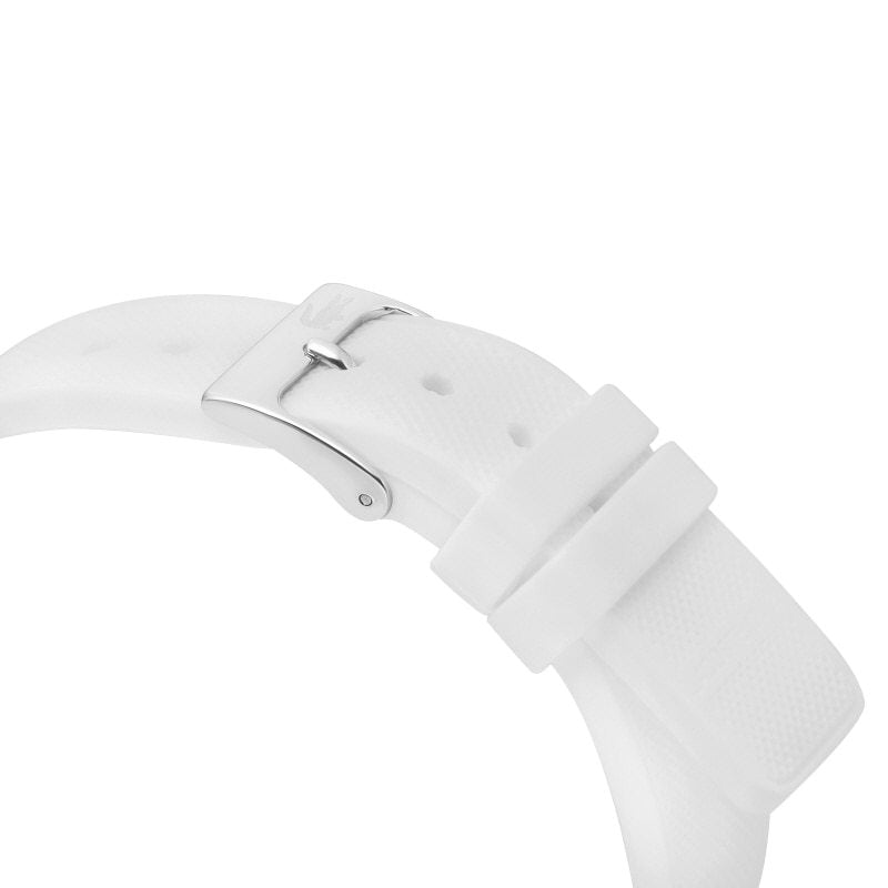 Lacoste White Silicone Round Dial Men's Watch - 2011069