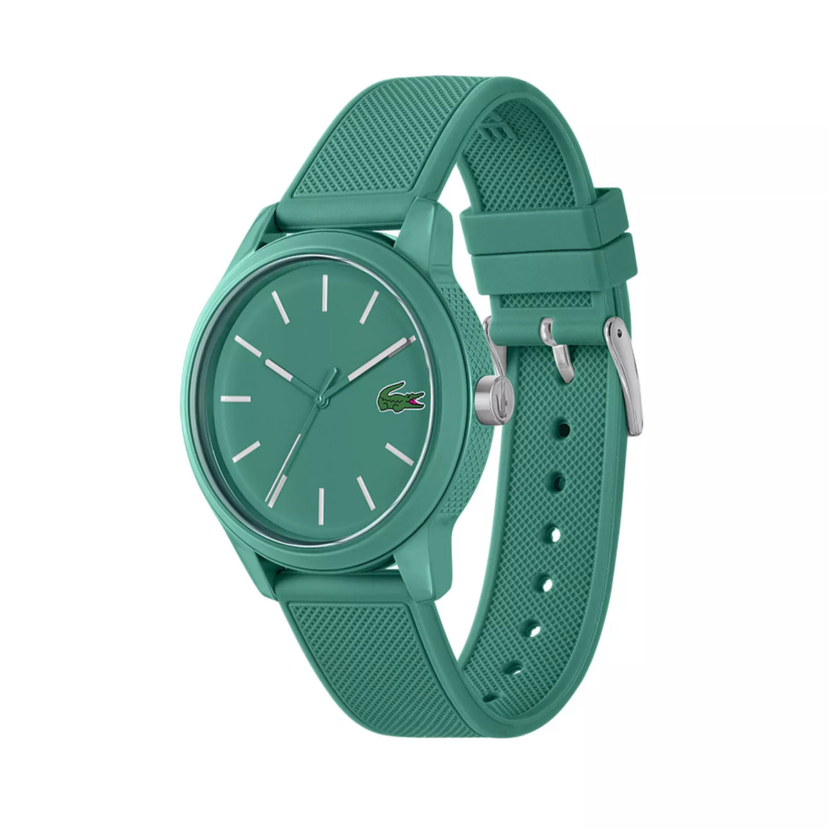 Lacoste Silicone Band Green Dial Men's Watch - 2011192