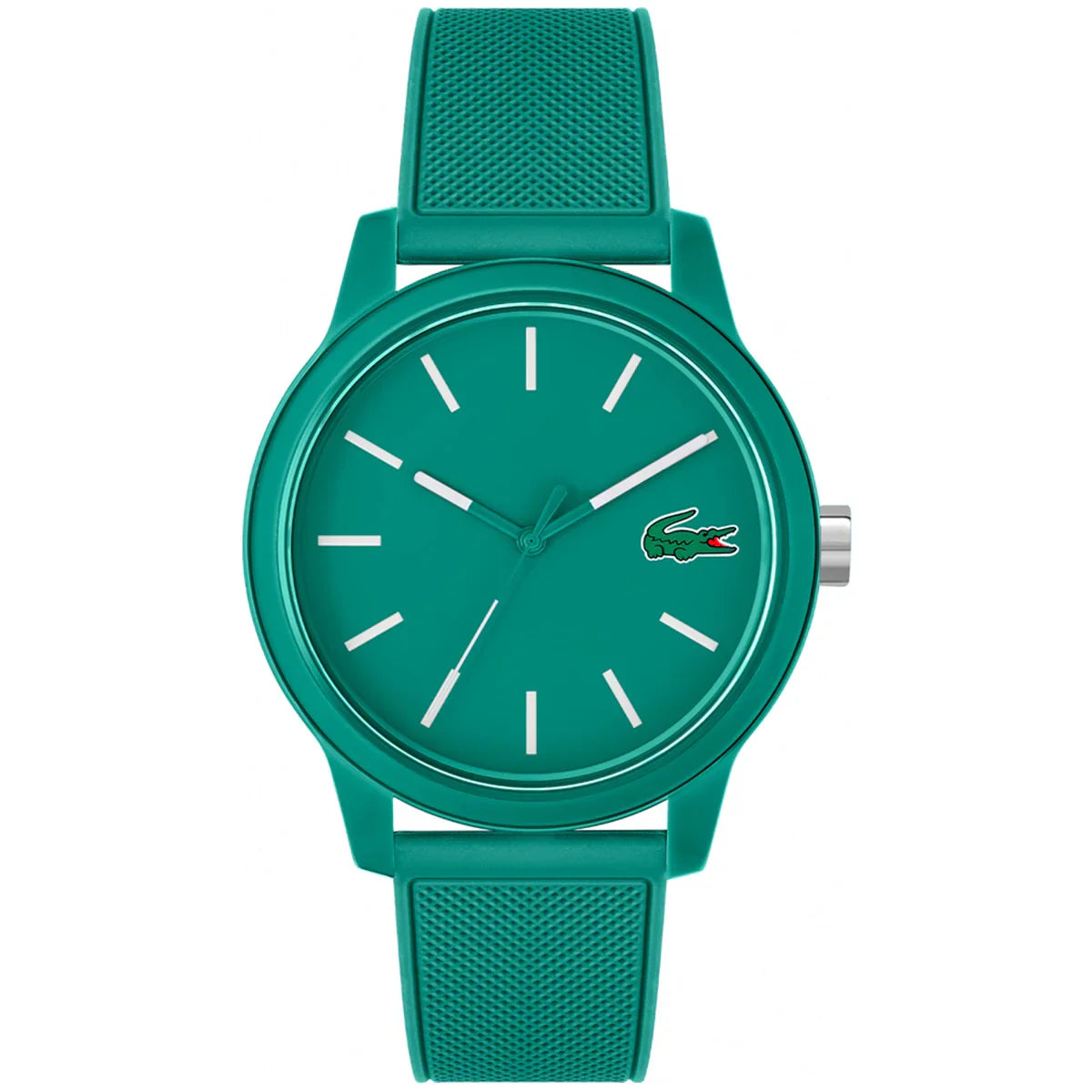 Lacoste Silicone Band Green Dial Men's Watch - 2011192