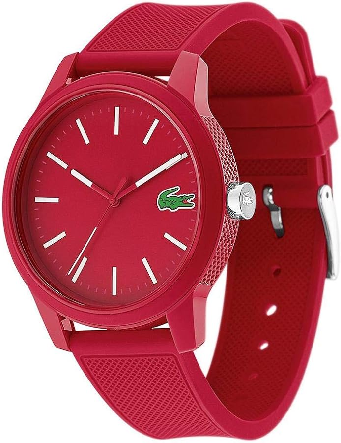 Lacoste Classic Red Dial Red Silicone Band Men's Watch - 2010988