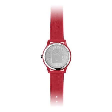 Lacoste Classic Red Dial Red Silicone Band Men's Watch - 2010988
