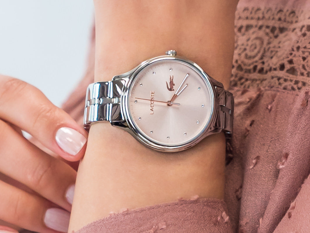 Lacoste Constance Analog Stainless Steel Rose Gold Women Watch - 2001031