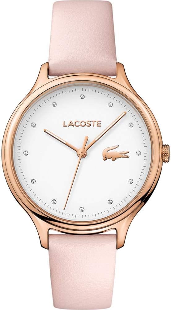 Lacoste Constance Pink Leather Women's Watch - 2001087
