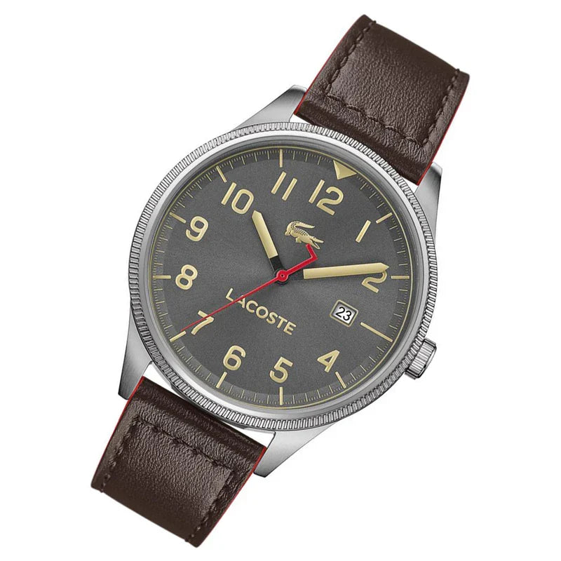 Lacoste Continental Brown Leather Men's Watch - 2011020