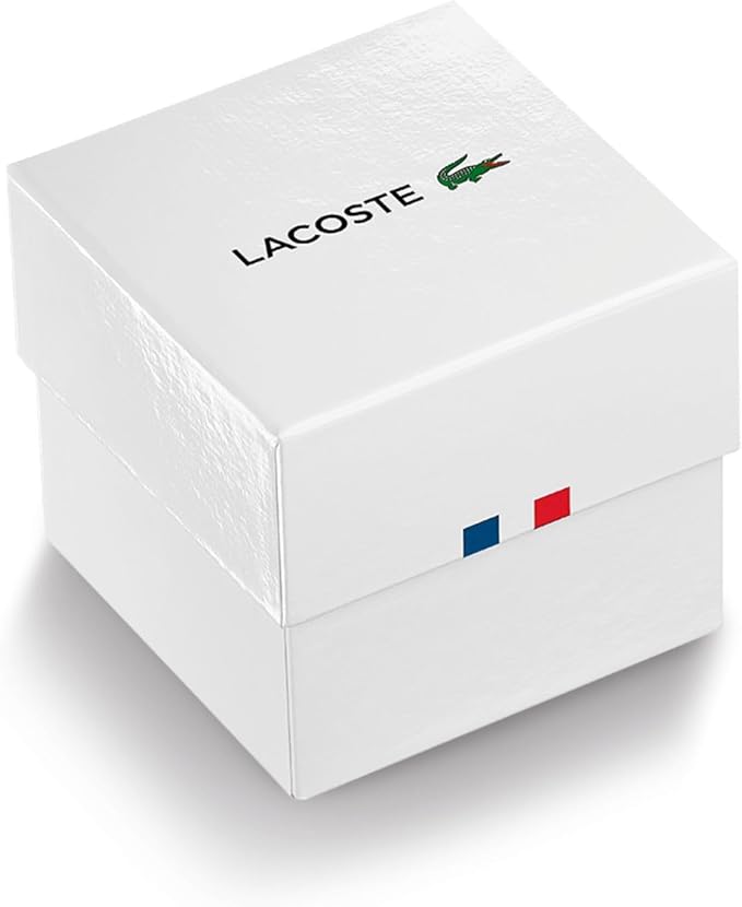 Lacoste Ladycroc watch packaging box with Lacoste branding and logo