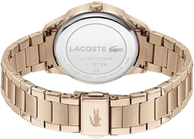 Lacoste Ladycroc 36mm Quartz Rose Gold Stainless Steel Women's Watch - 2001191
