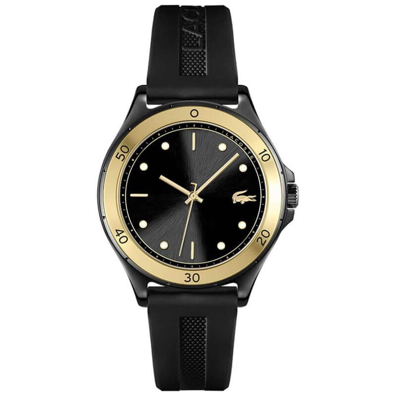 Lacoste Swing Black Silicone Women's Watch - 2001223
