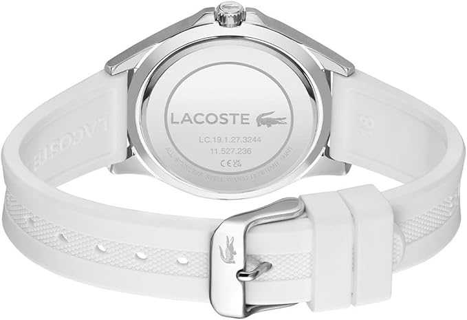 Lacoste Swing White Silicone Women's Watch - 2001265