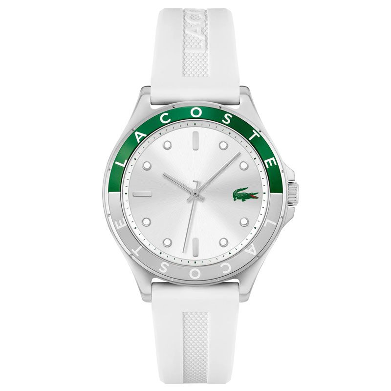 Lacoste Swing White Silicone Women's Watch - 2001265