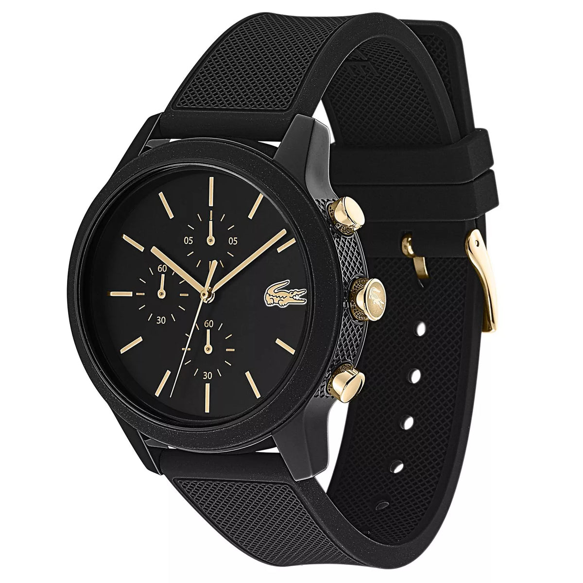 Lacoste TR90 Quartz with Rubber Strap Black Men's Watch - 2011012
