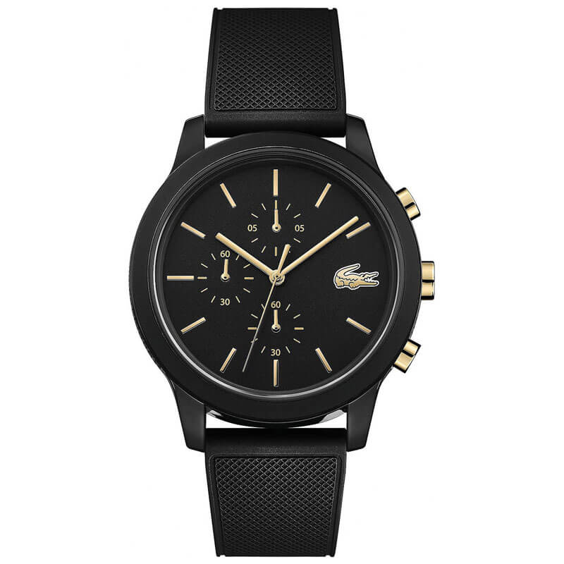 Lacoste TR90 Quartz with Rubber Strap Black Men's Watch - 2011012