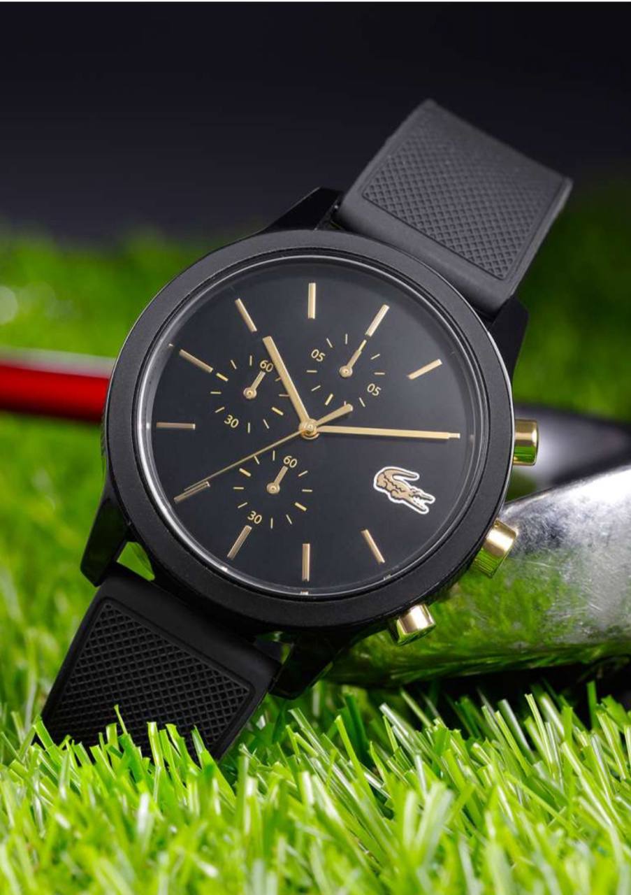 Lacoste TR90 Quartz with Rubber Strap Black Men's Watch - 2011012