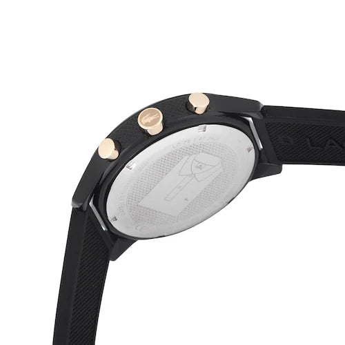 Lacoste TR90 Quartz with Rubber Strap Black Men's Watch - 2011012