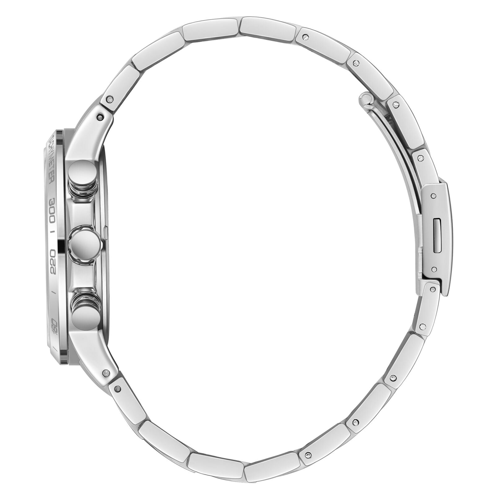 Lee Cooper LC08293.270 watch side view showing two-tone bracelet and case profile