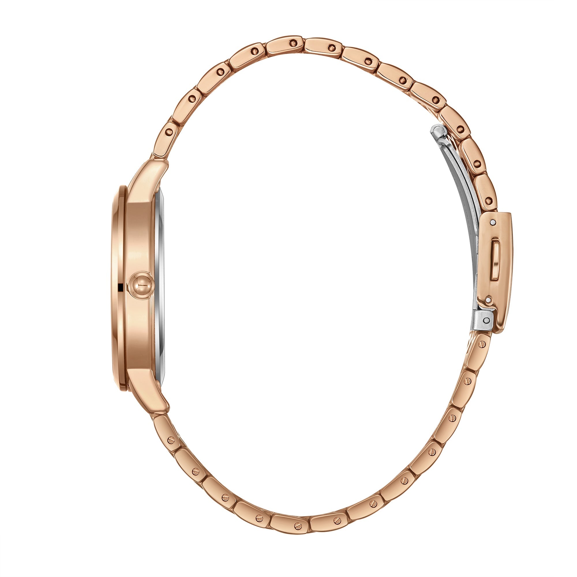 Lee Cooper Women’s 33 MM Rose Gold Analog Metal Strap Watch – LC07941.450 - Watch