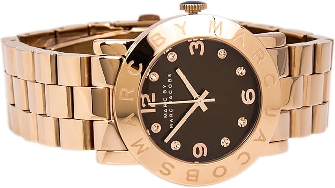 Marc By Marc Jacobs Amy Brown Dial Rose Gold Watch - MBM3167