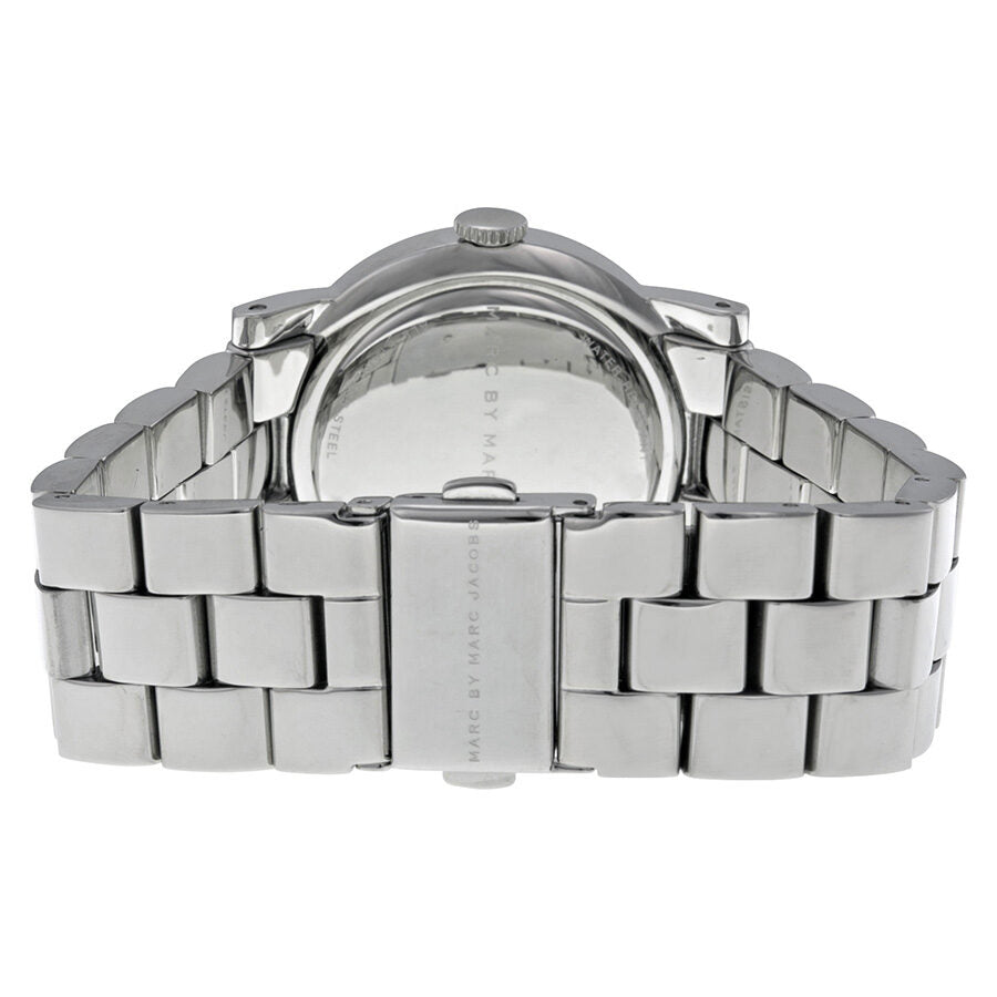Marc By Marc Jacobs Amy Red Dial Silver Tone Watch - MBM3302