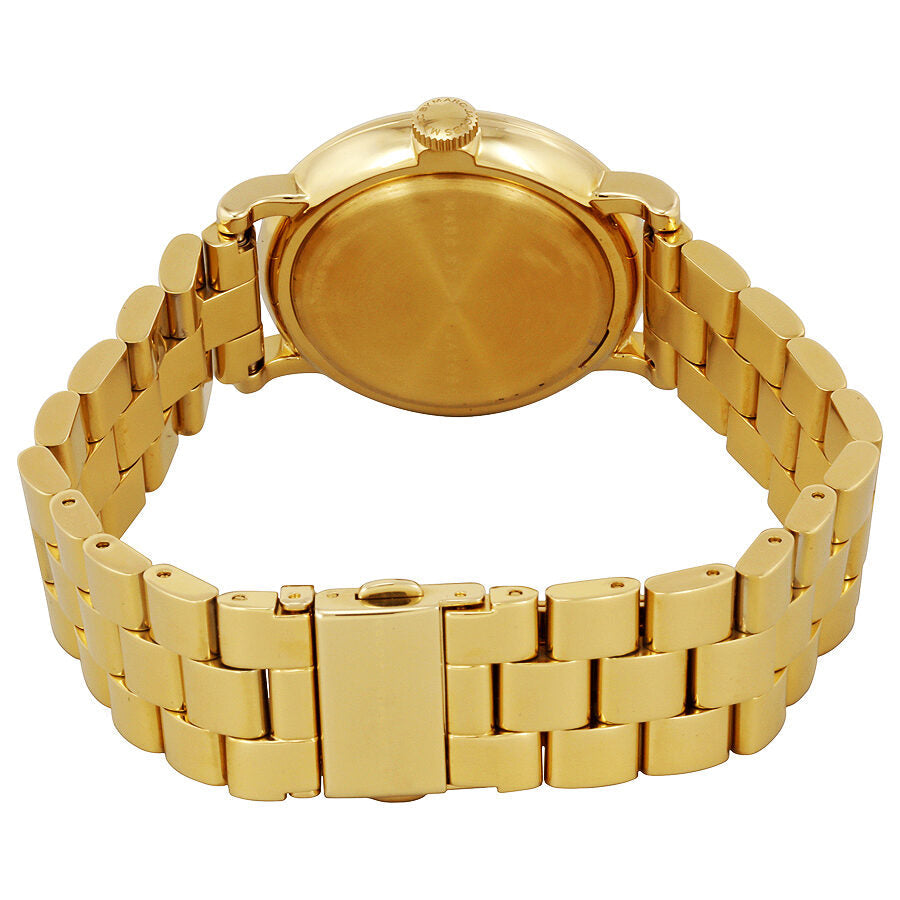 Marc By Marc Jacobs Baker Black Dial Gold Tone Watch - MBM3355