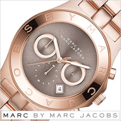 Marc By Marc Jacobs Blade Brown Dial Rose Gold Tone Women's Watch - MBM3308