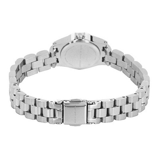 Back view of Marc by Marc Jacobs Henry MBM3276 watch with steel bracelet displayed