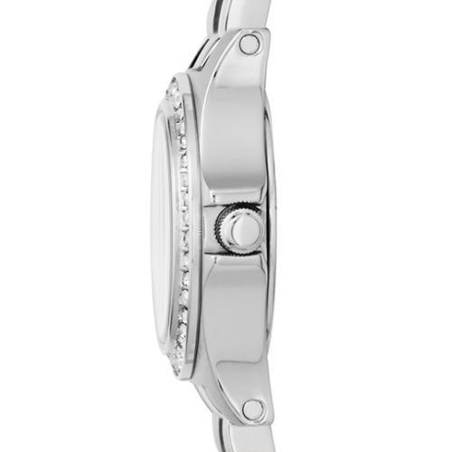 Side profile of Marc by Marc Jacobs Henry MBM3276 watch showing case depth and crown