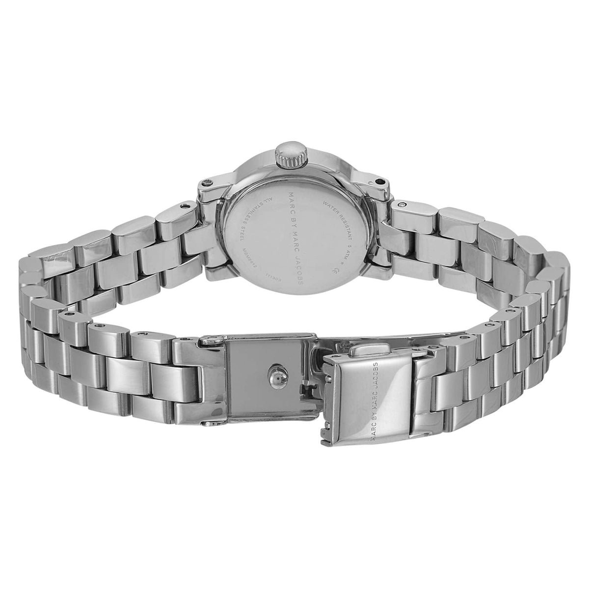Marc Jacobs Amy White Dial Silver Steel Strap Women Watch - MBM8611