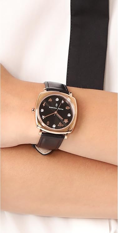Marc Jacobs Mandy Black Dial Rose Gold Women Watch - MJ1565