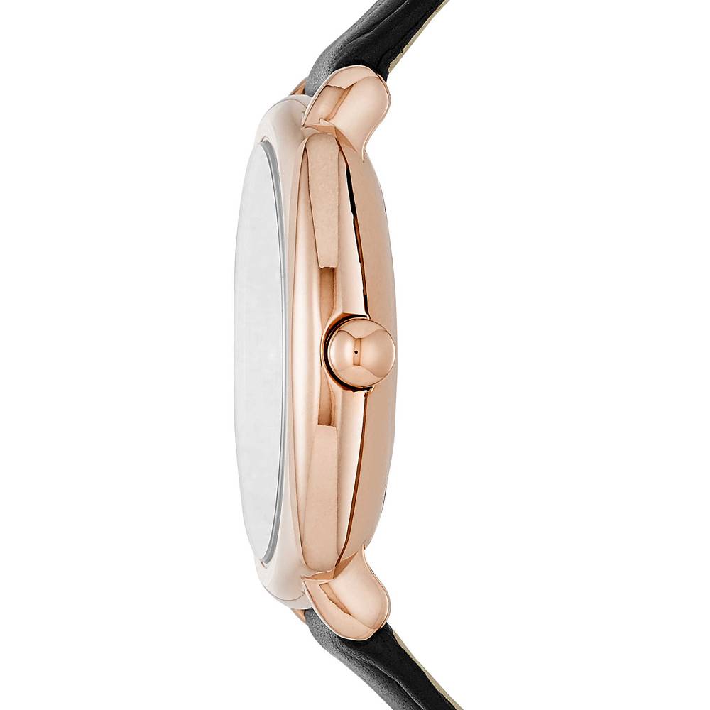 Marc Jacobs Mandy Black Dial Rose Gold Women Watch - MJ1565