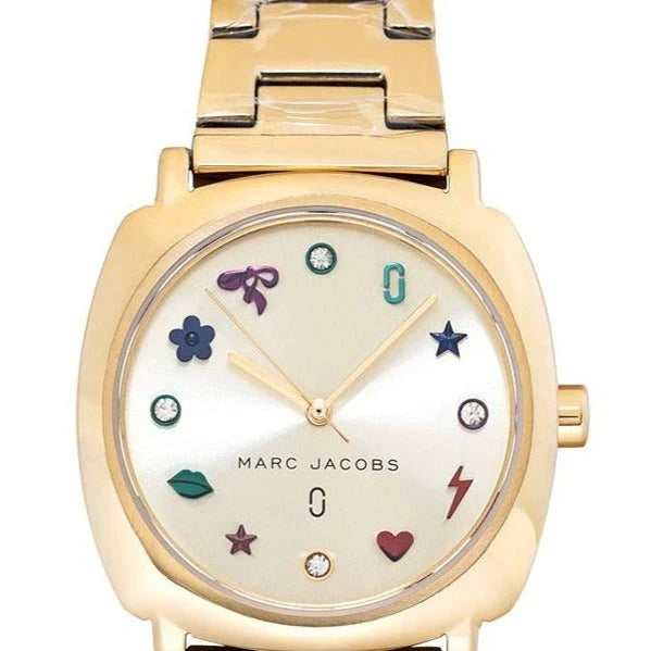 Marc Jacobs Mandy Gold Dial Gold Steel Watch - MJ3549