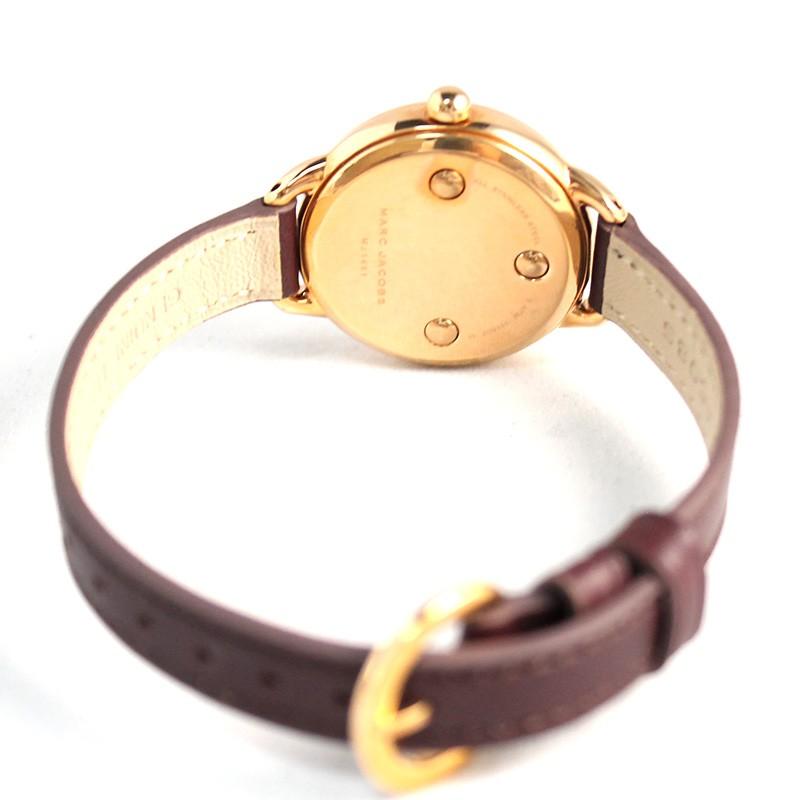 Marc Jacobs MJ1481 case back with engraved details and strap attachment