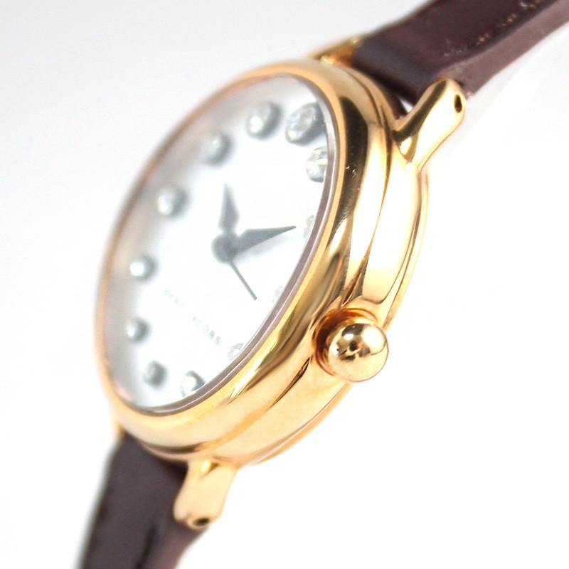 Marc Jacobs MJ1481 side angle detail of slim case and crown