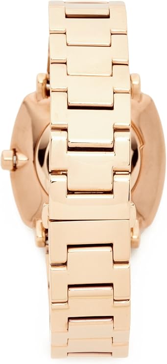 Marc Jacobs Mandy MJ3550 rose gold bracelet strap and caseback detail