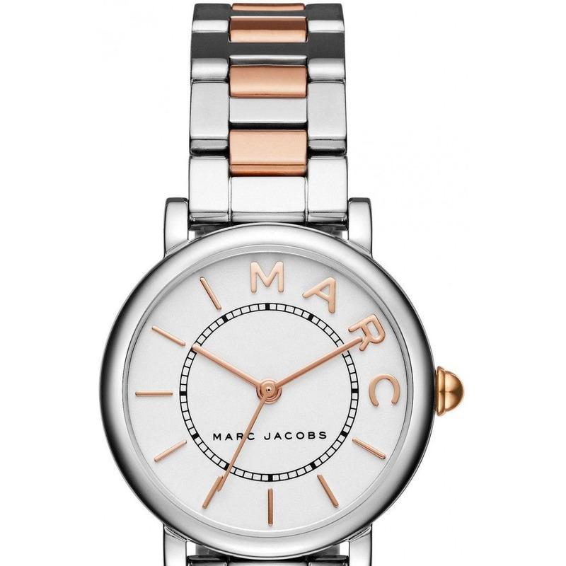 Marc Jacobs Roxy White Dial Two Tone Steel Strap Women Watch - MJ3553
