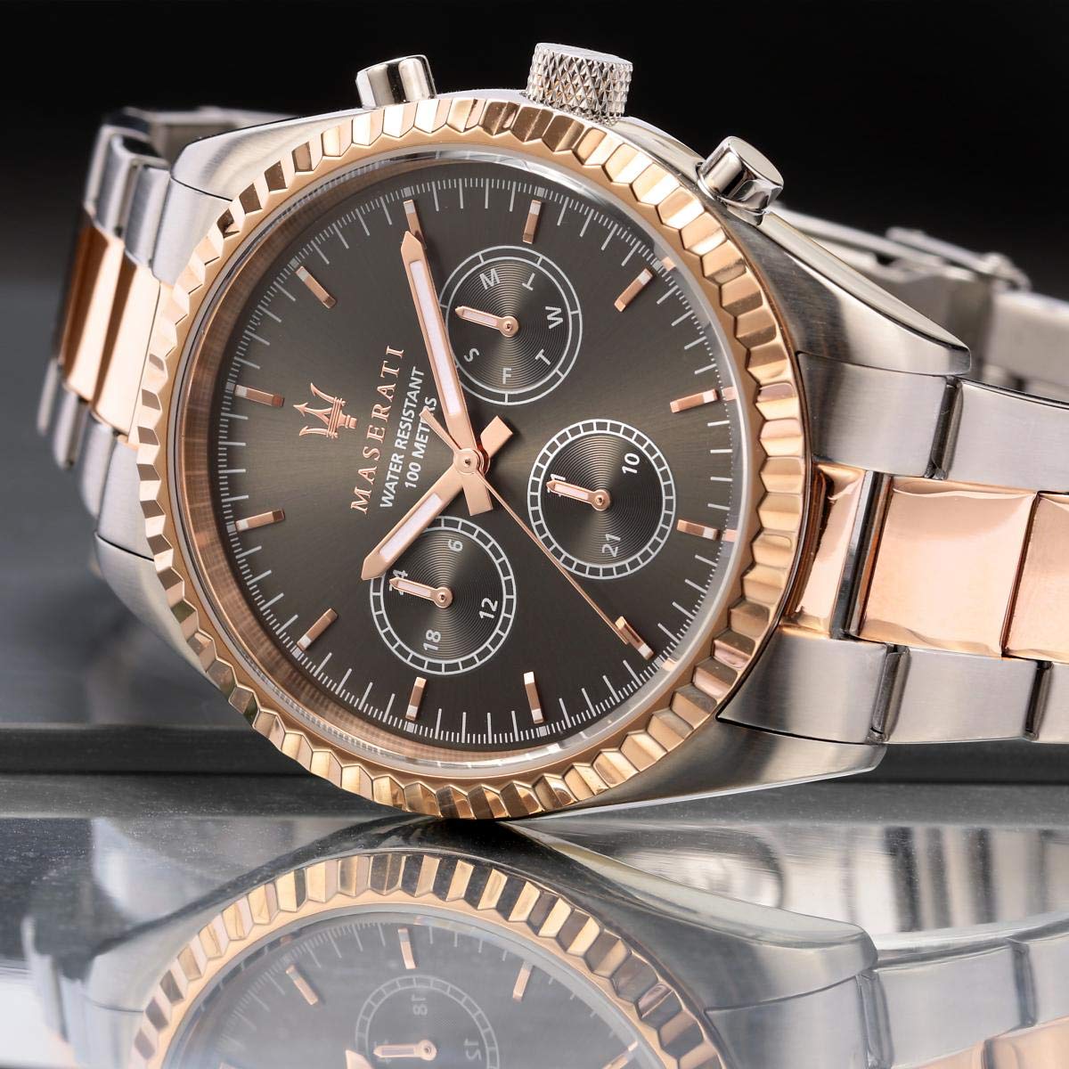 Maserati Competizione Analog Two-Tone Stainless Steel Men's Watch R8853100020