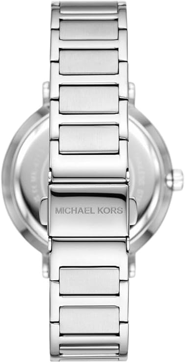 Michael Kors Addyson White Dial Silver Steel Strap Women's Watch - MK4714