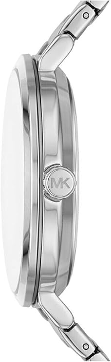 Michael Kors Addyson White Dial Silver Steel Strap Women's Watch - MK4714