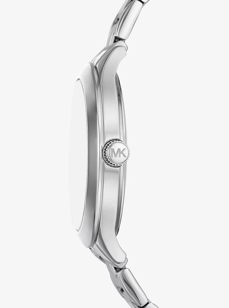 Michael Kors Aspyn Silver-Tone Pavé Women's Watch - MKO1108