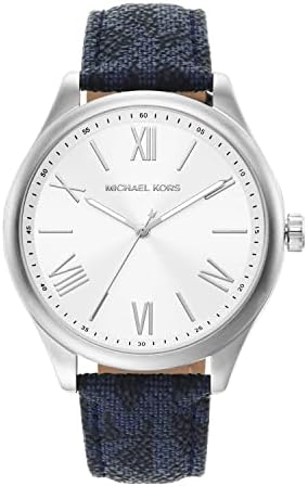 Michael Kors Benning Three Hand Admiral Blue PVC Watch - MK8930